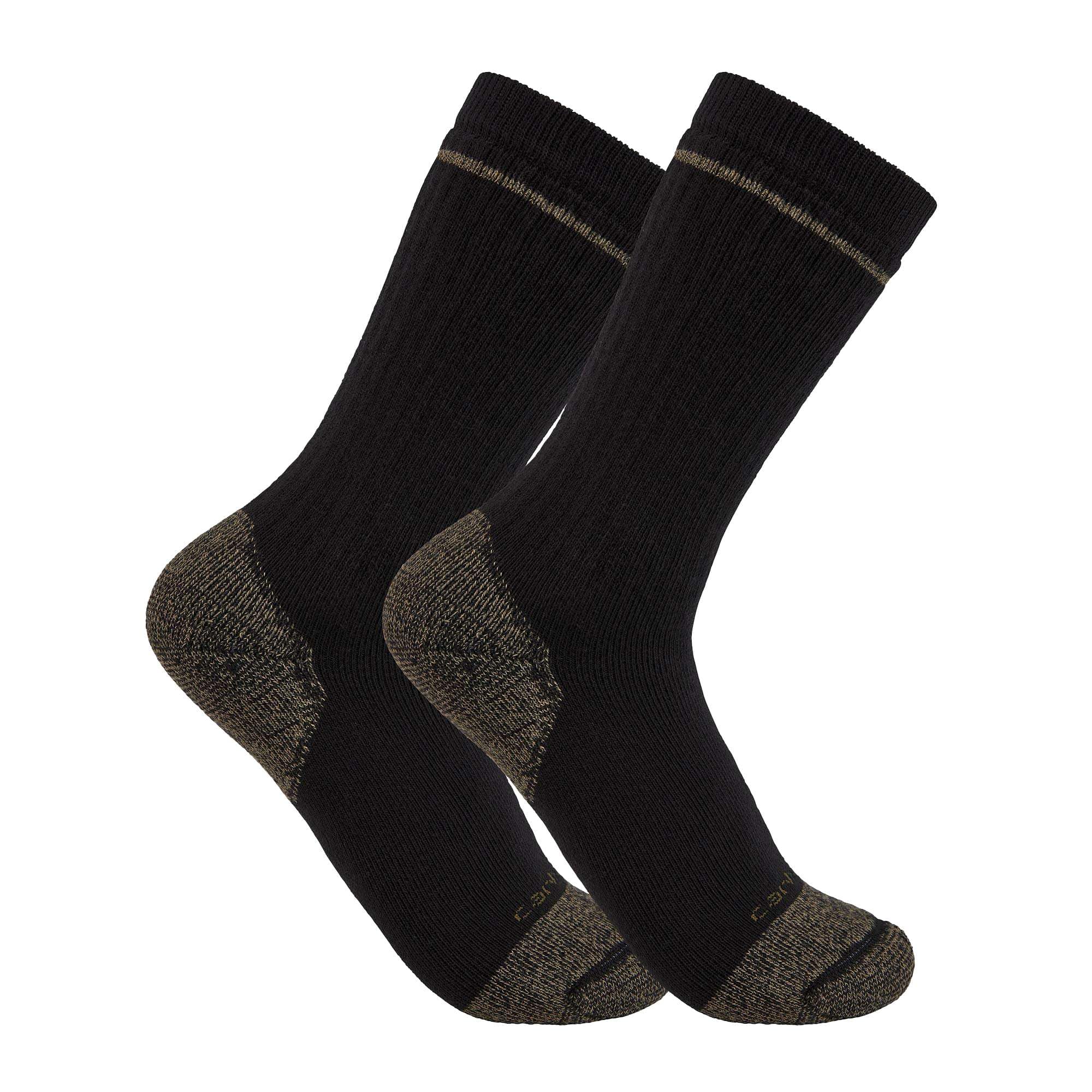 MIDWEIGHT COTTON BLEND STEEL TOE BOOT SOCK 2 PAIRS | Carhartt®