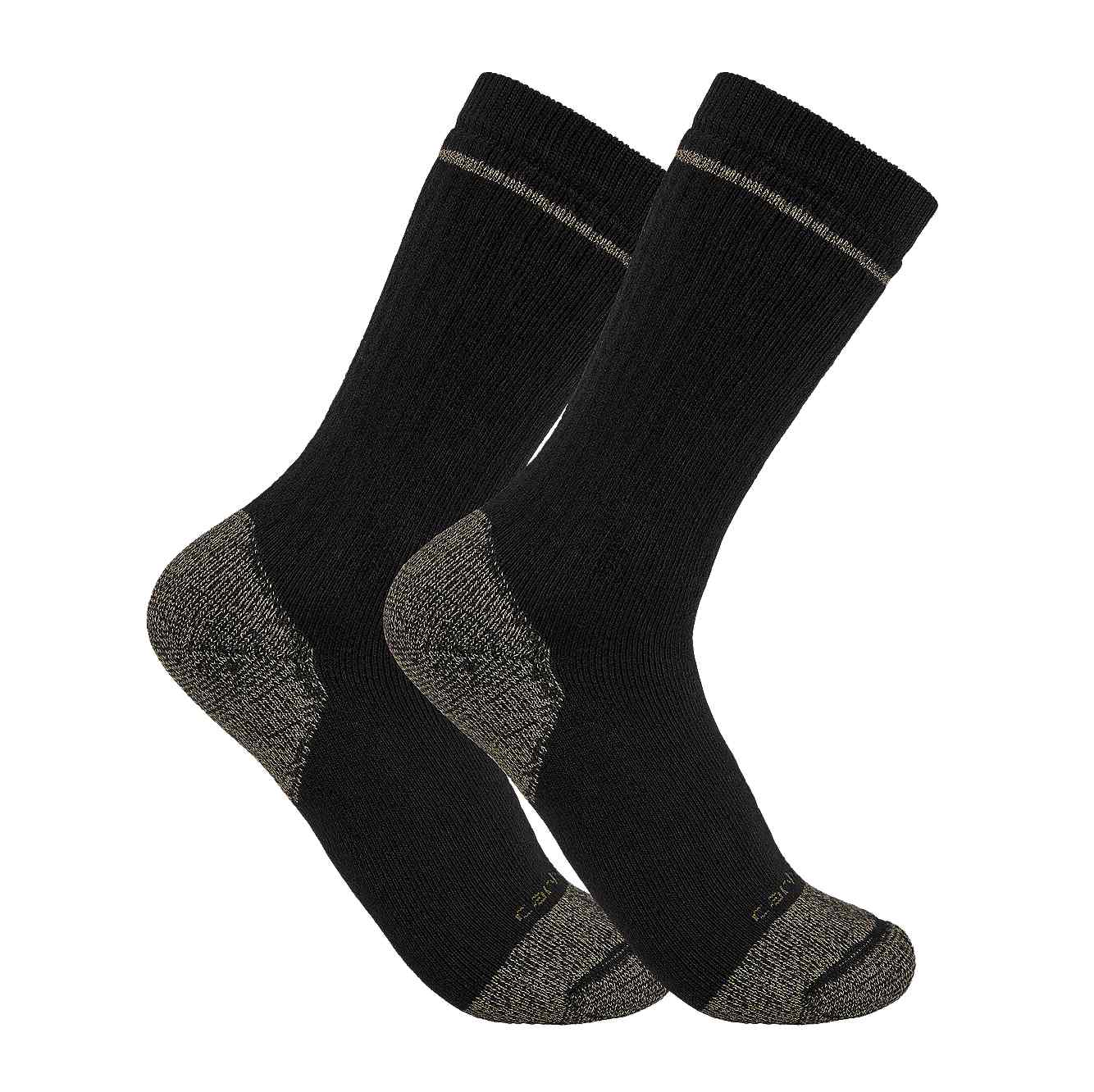 MIDWEIGHT COTTON BLEND STEEL TOE BOOT SOCK 2 PAIRS | Carhartt®