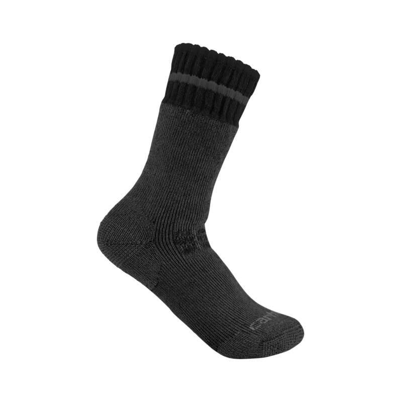 Carhartt  Black Heavyweight Synthetic-Wool Blend Boot Sock