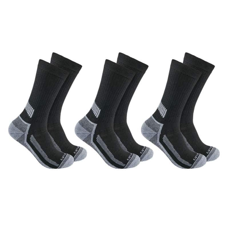 Carhartt  Black Carhartt Force™ Midweight Crew Sock 3 Pairs