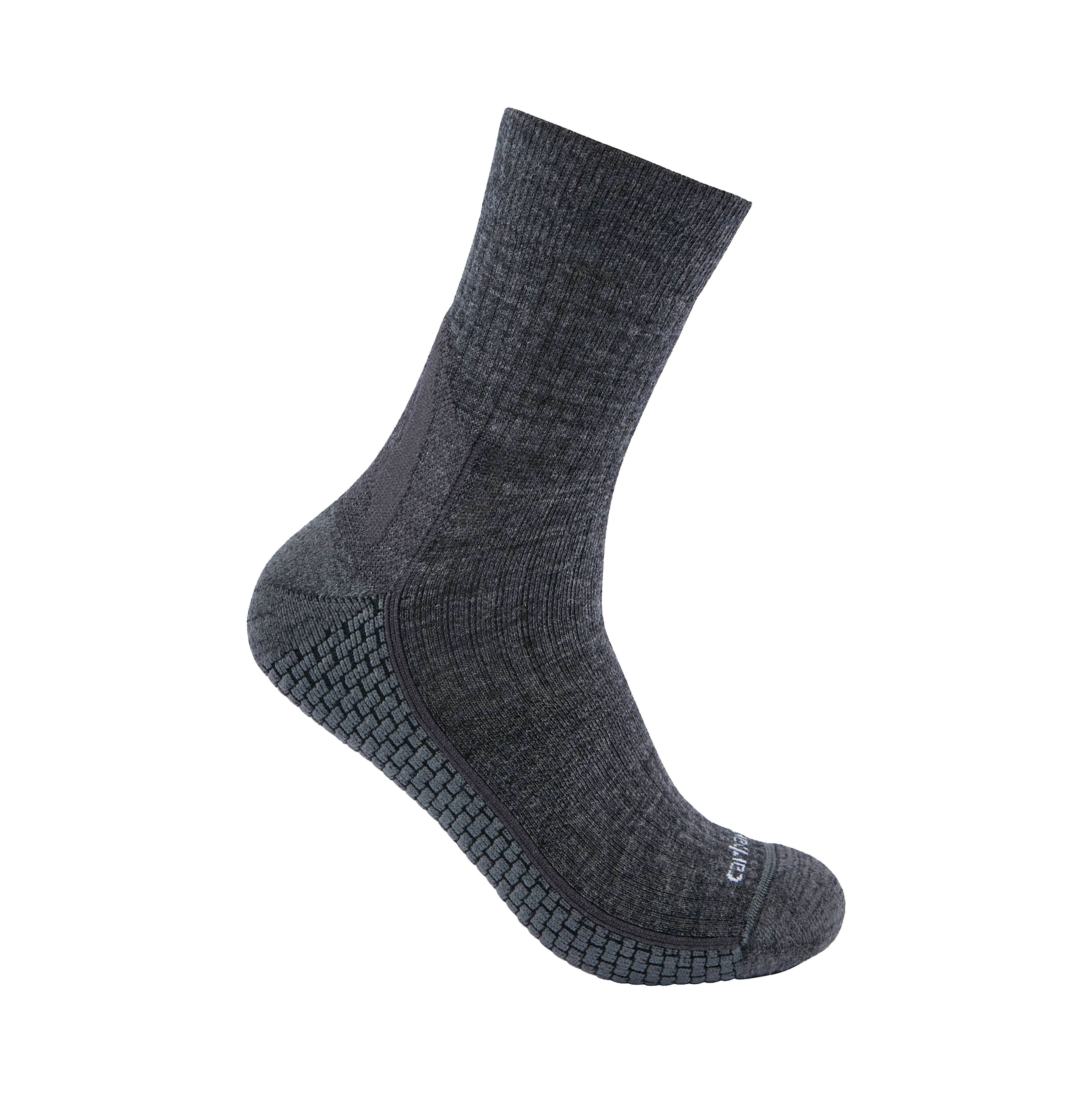 Additional thumbnail 1 of Force Grid Midweight Synthetic-Merino Wool Blend Short Crew Sock