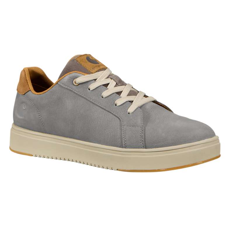 Carhartt  Dark Grey Brown Detroit Leather Sneaker