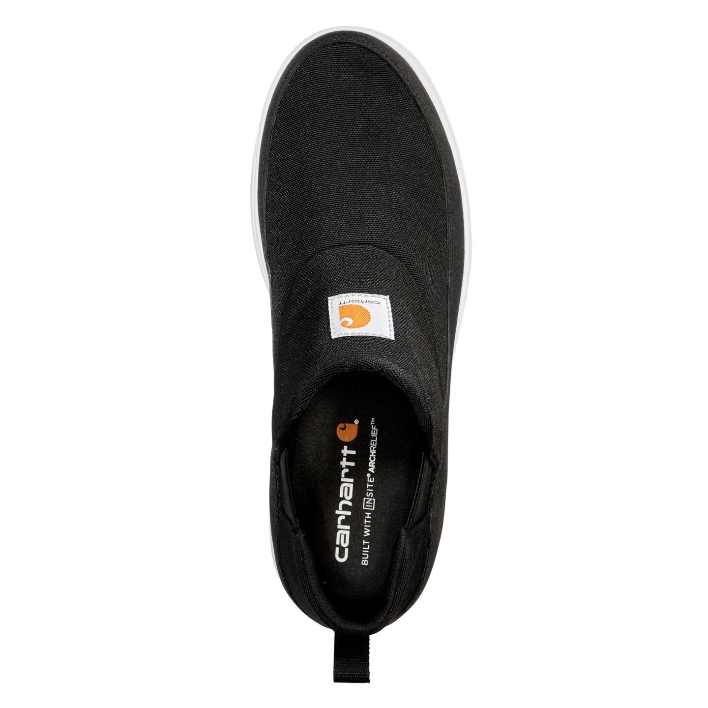 Мужские кроссовки Carhartt Detroit Canvas Mid Slip On, цвет: Чёрный — фото 6
