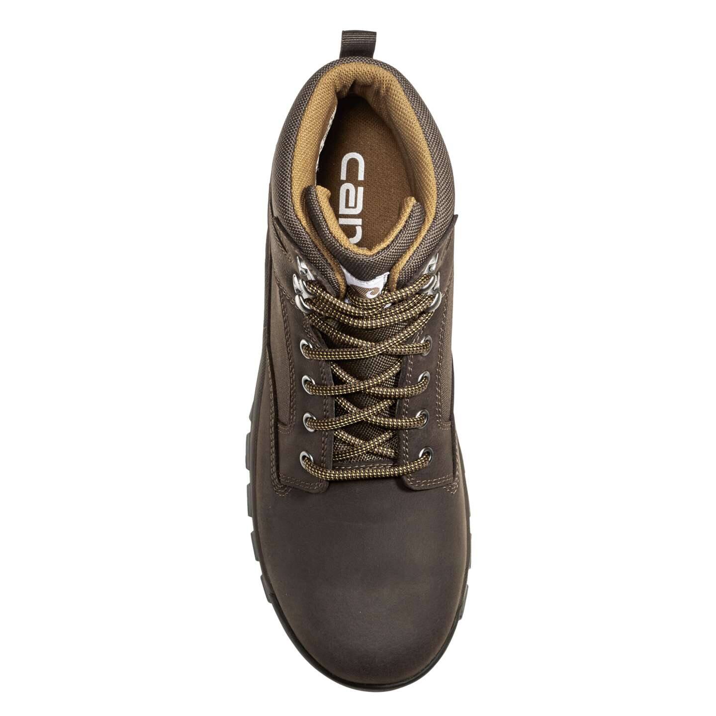 Мужские ботинки Carhartt Rugged Flex 6" Waterproof Steel Toe Work, цвет: Шоколадный коричневый — фото 6