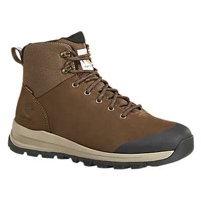 Carhartt Men's Dark Brown 5-Inch Alloy Toe Hiker Boot