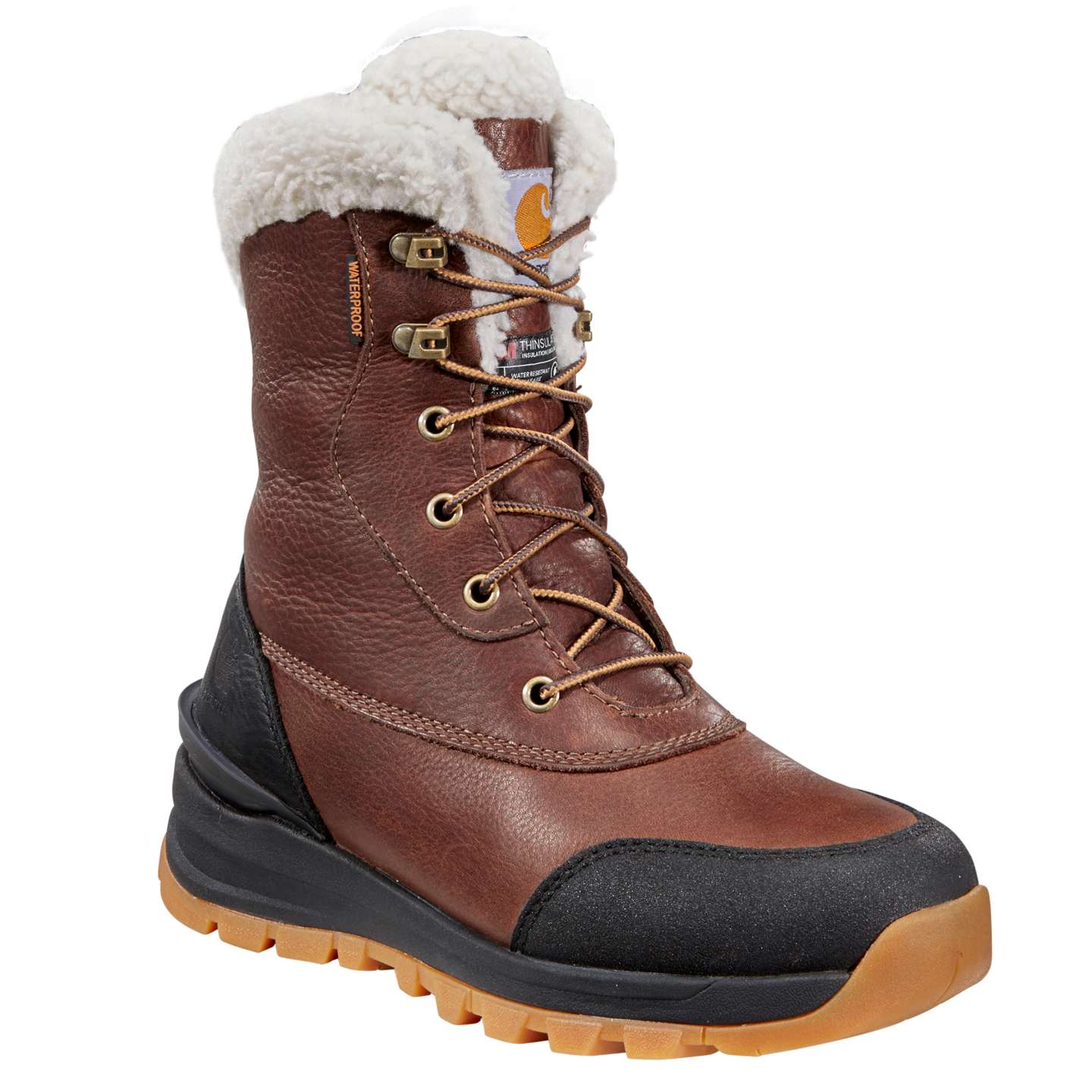 Женские ботинки Carhartt Pellston Waterproof Insulated Winter Boot, цвет: Минеральный красный — фото 2