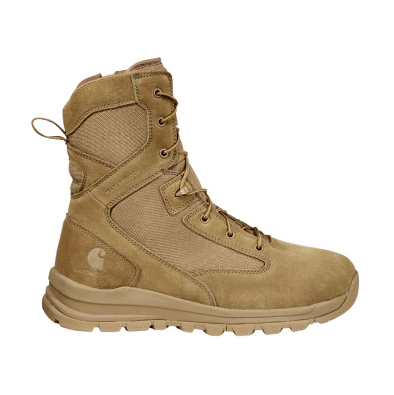 Carhartt  Klondike Khaki Gilmore Waterproof 8" Side Zip Boot