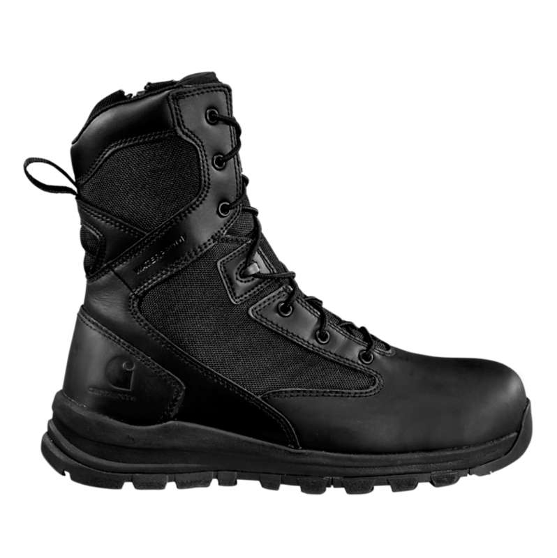 Carhartt  Black Gilmore Waterproof 8" Side Zip Boot