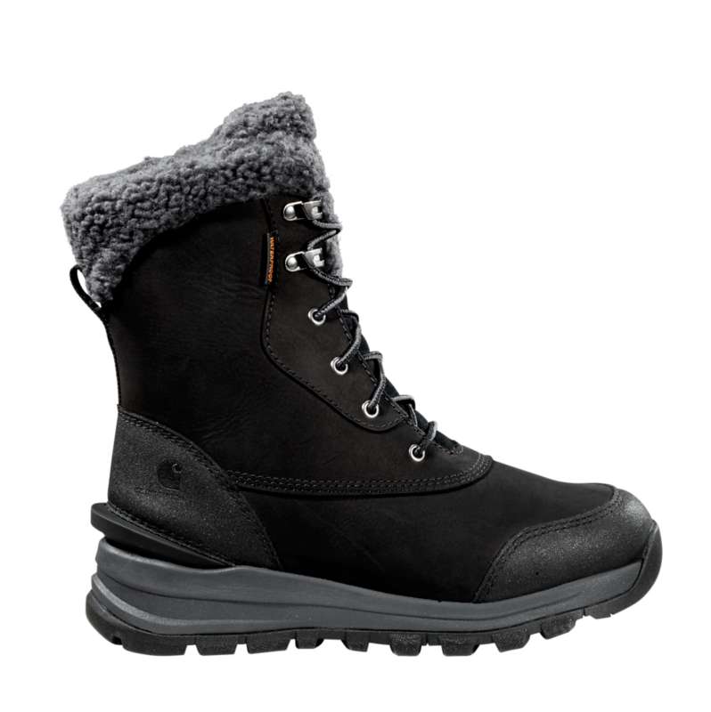 Carhartt  Black Women's Pellston Waterproof Insulated 8" Winter Boot