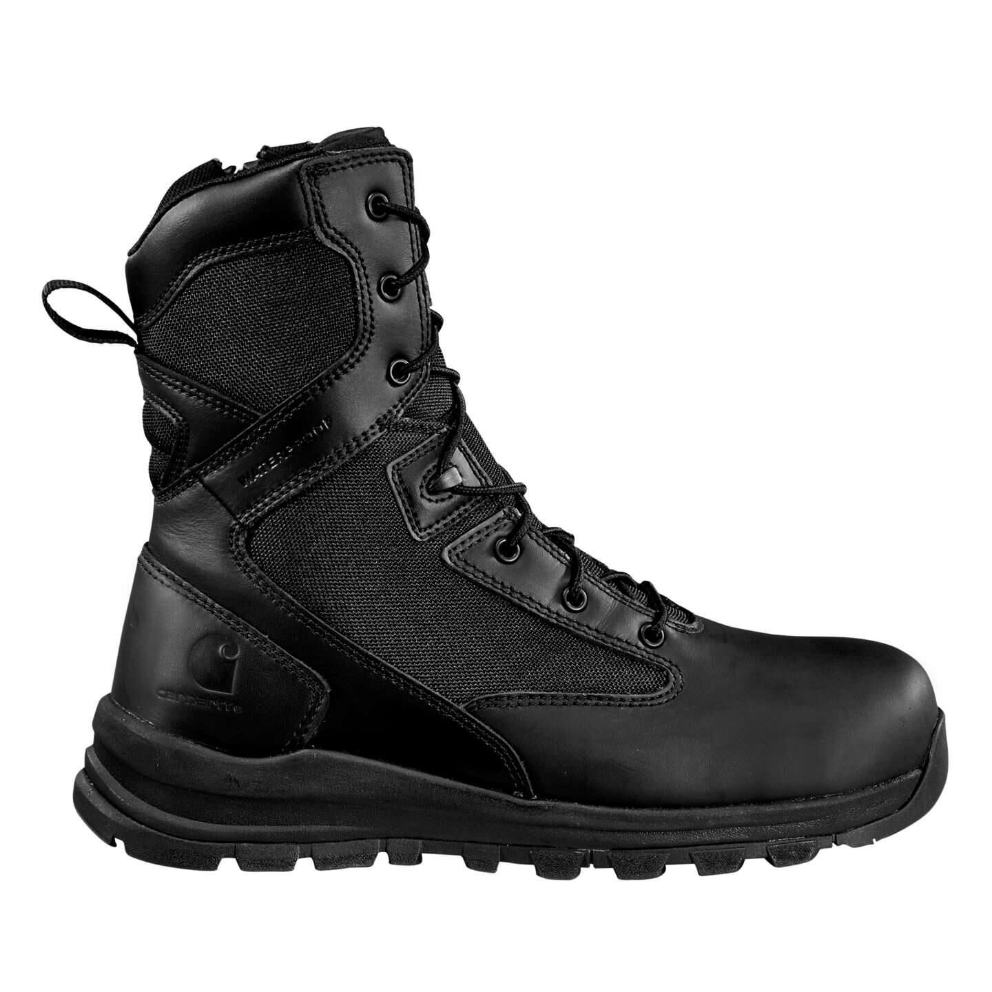 Мужские ботинки Carhartt Gilmore Waterproof 8" Side Zip Nano Toe, цвет: Чёрный — фото 1