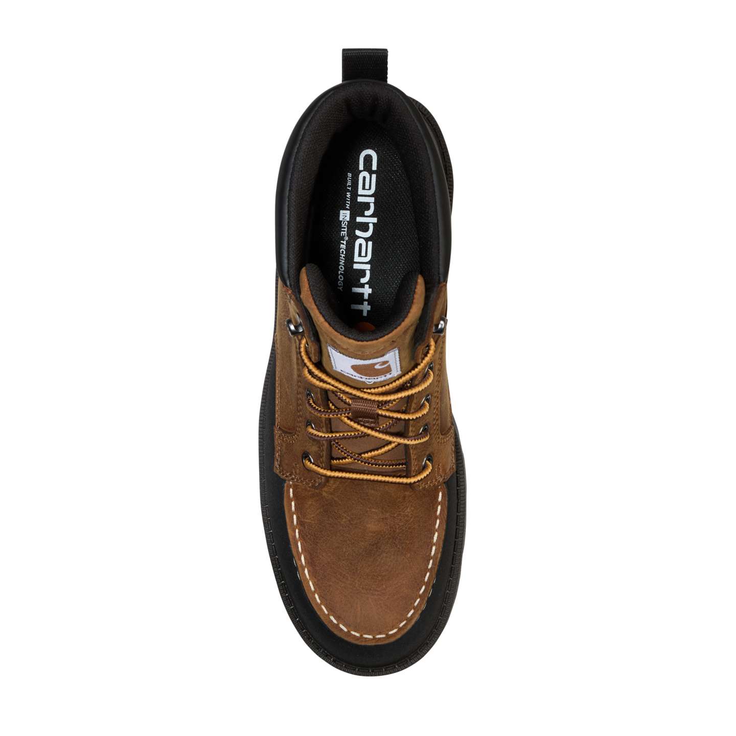 Мужские ботинки Carhartt Hamilton 6" Waterproof Moc Toe Work, цвет: Коричневый рыжевато-коричневый — фото 6