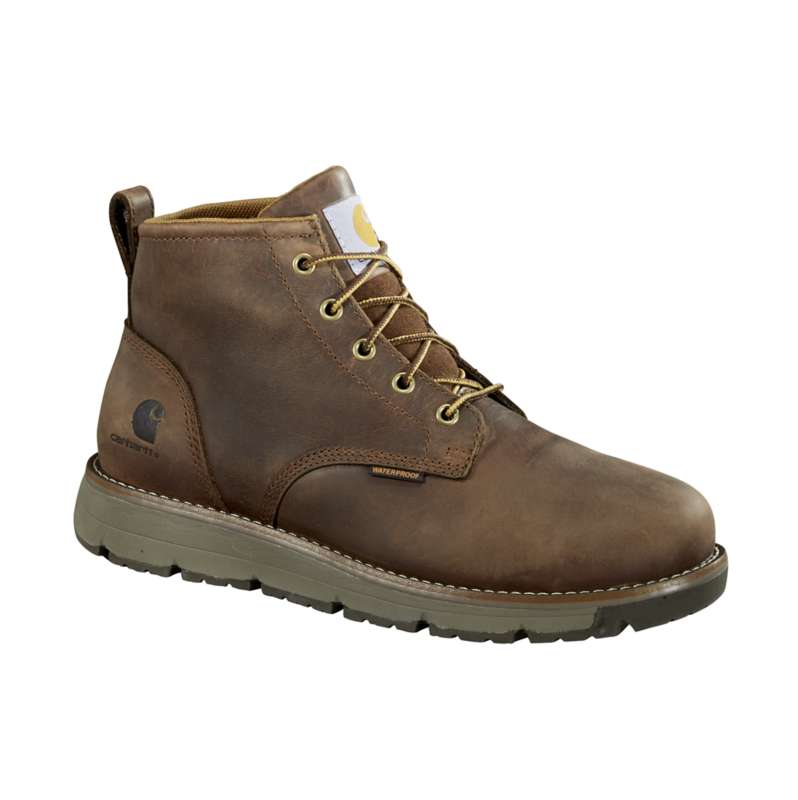 Carhartt  Dark Brown Millbrook Waterproof Wedge Boot