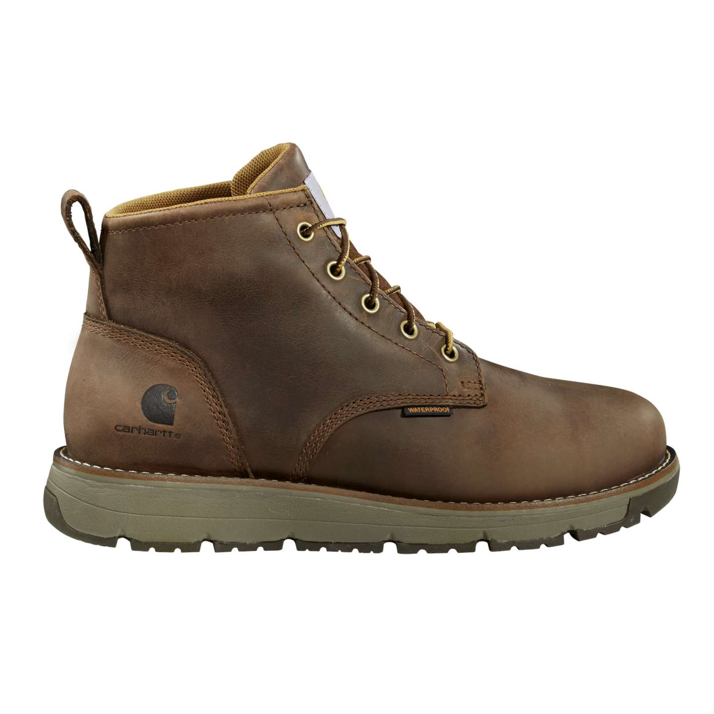 Мужские ботинки Carhartt Millbrook Waterproof Wedge, цвет: Тёмный коричневый — фото 2