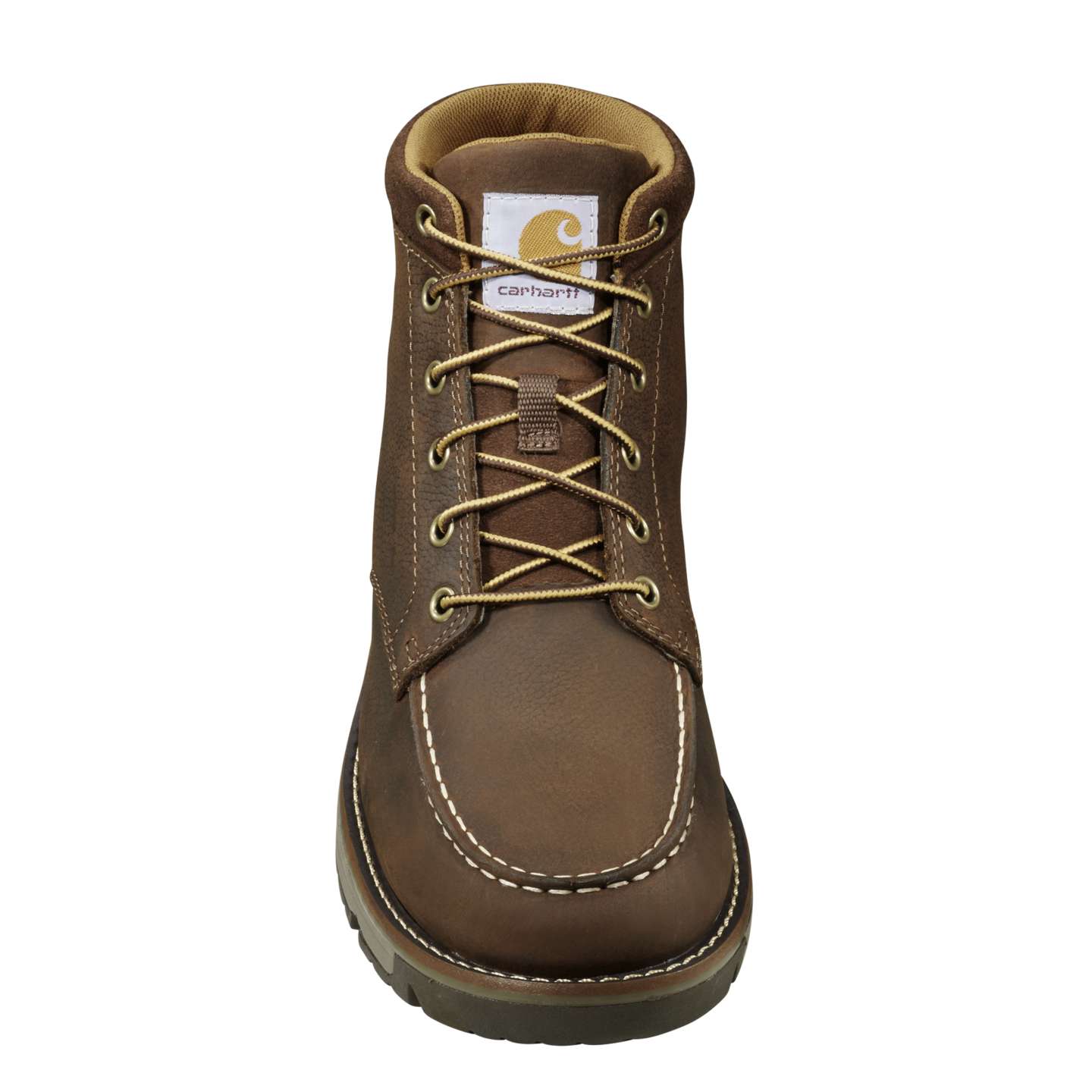 Мужские ботинки Carhartt Millbrook Steel Toe Moc Wedge Boot, цвет: Тёмный коричневый — фото 4