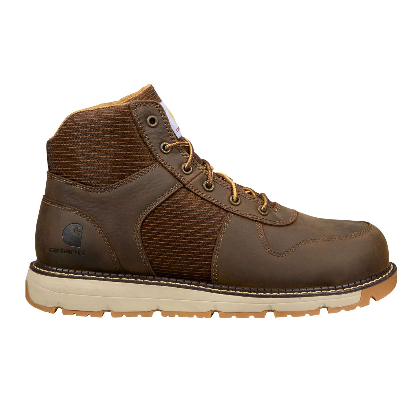 Мужские ботинки Carhartt Millbrook Mid Nano Toe Wedge, цвет: Красный — фото 2