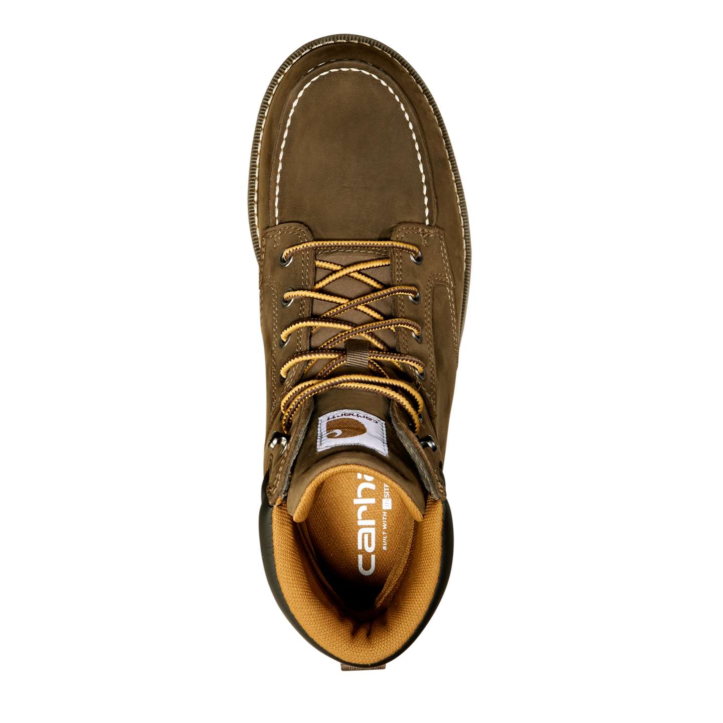 Мужские ботинки Carhartt Millbrook 6" Waterproof Wedge, цвет: Тёмный коричневый — фото 6