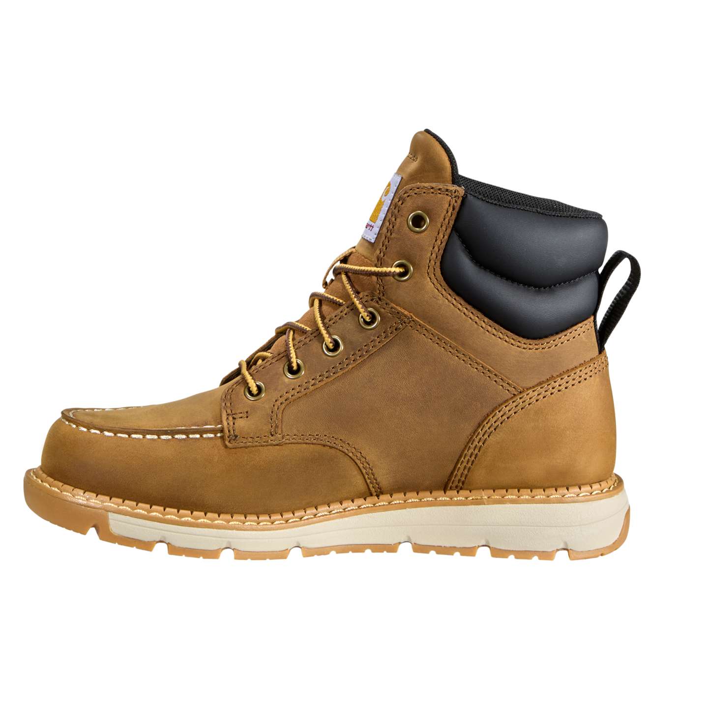 Женские ботинки Carhartt Millbrook 6" Waterproof Wedge, цвет: Светлый коричневый — фото 3