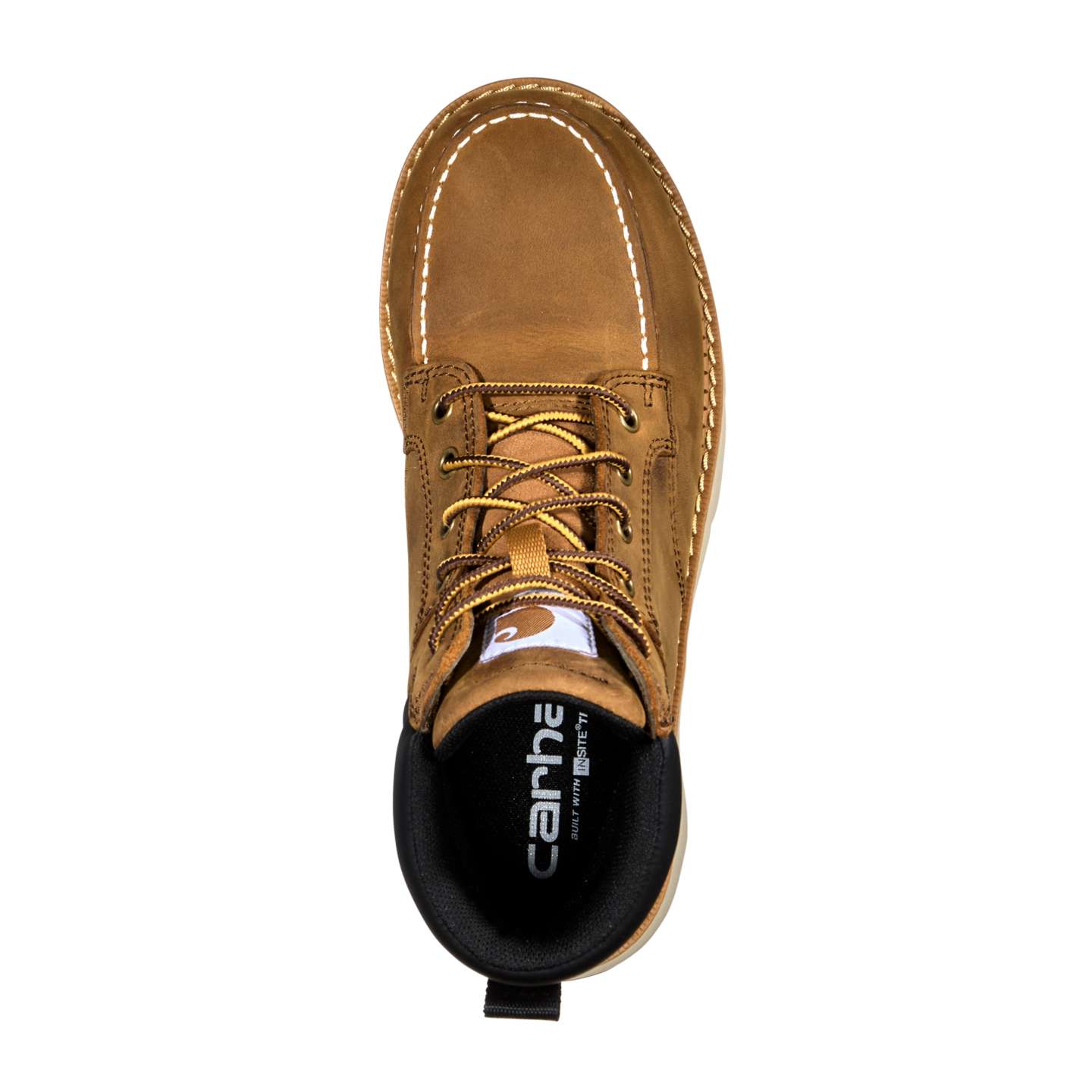 Женские ботинки Carhartt Millbrook 6" Waterproof Wedge, цвет: Светлый коричневый — фото 6