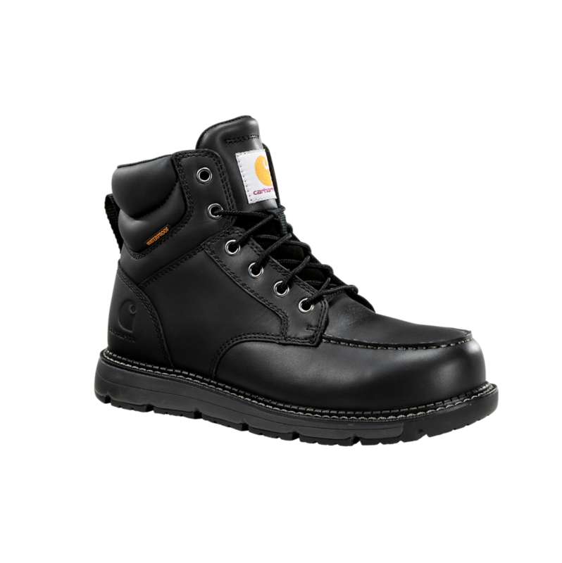 Carhartt  Black Women's Millbrook 6" Waterproof Nano Toe Wedge Work Boot