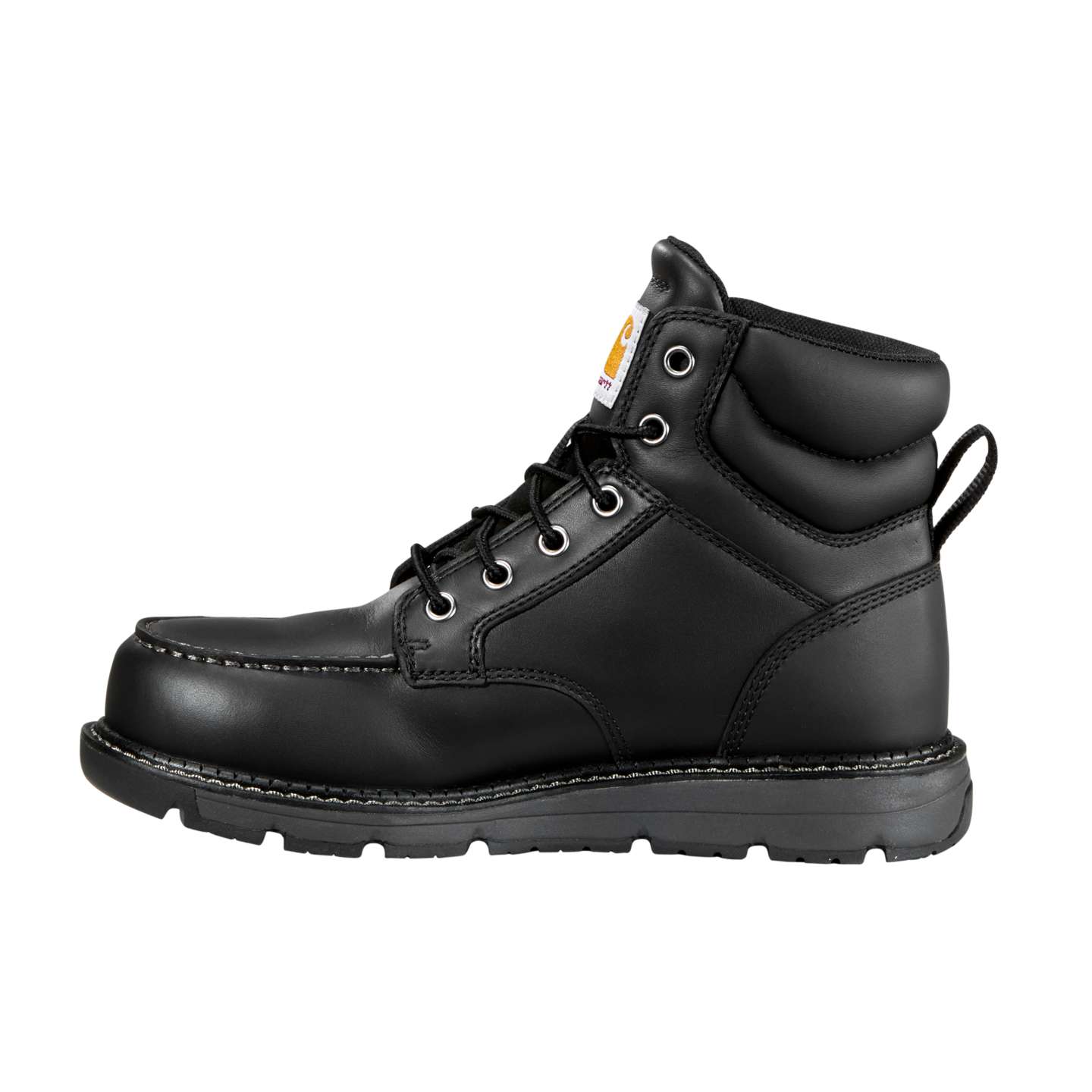 Женские ботинки Carhartt Millbrook 6" Waterproof Nano Toe Wedge Work Boot, цвет: Чёрный — фото 3
