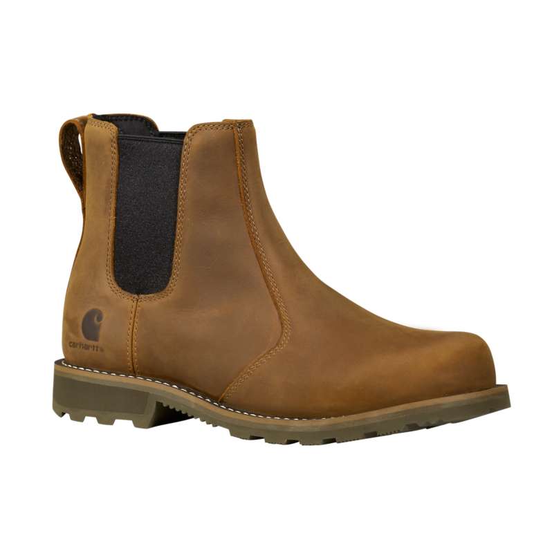 Carhartt  Bison Brown Oil Tan Women's Frontier Water Resistant Chelsea