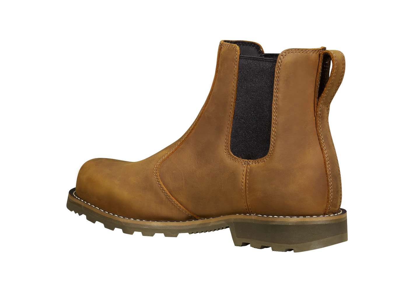 Женские ботинки Carhartt Frontier Water Resistant Steel Toe Chelsea, цвет: Коричневый рыжевато-коричневый — фото 3