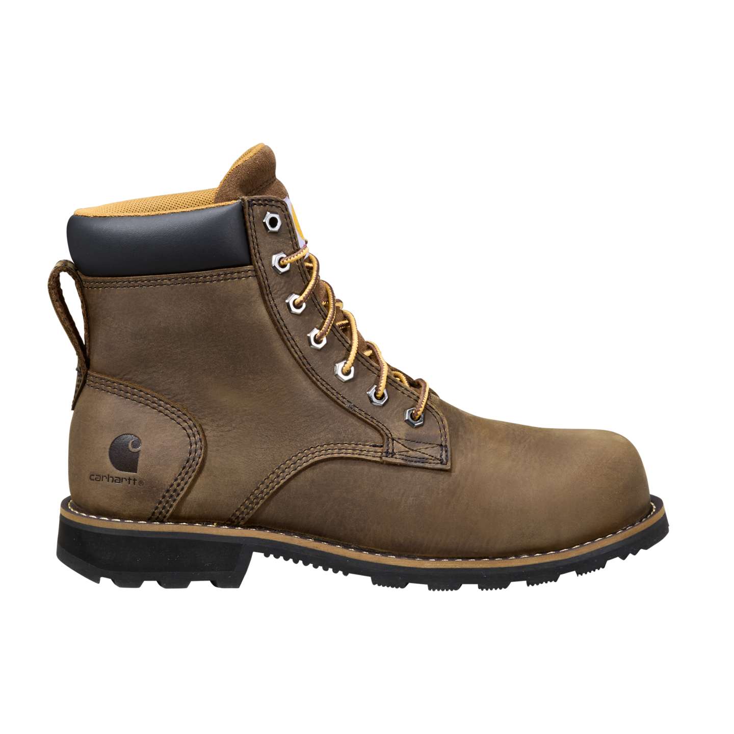 Мужские ботинки Carhartt Frontier 6" Water Resistant Composite Toe Boot, цвет: Тёмный коричневый — фото 2