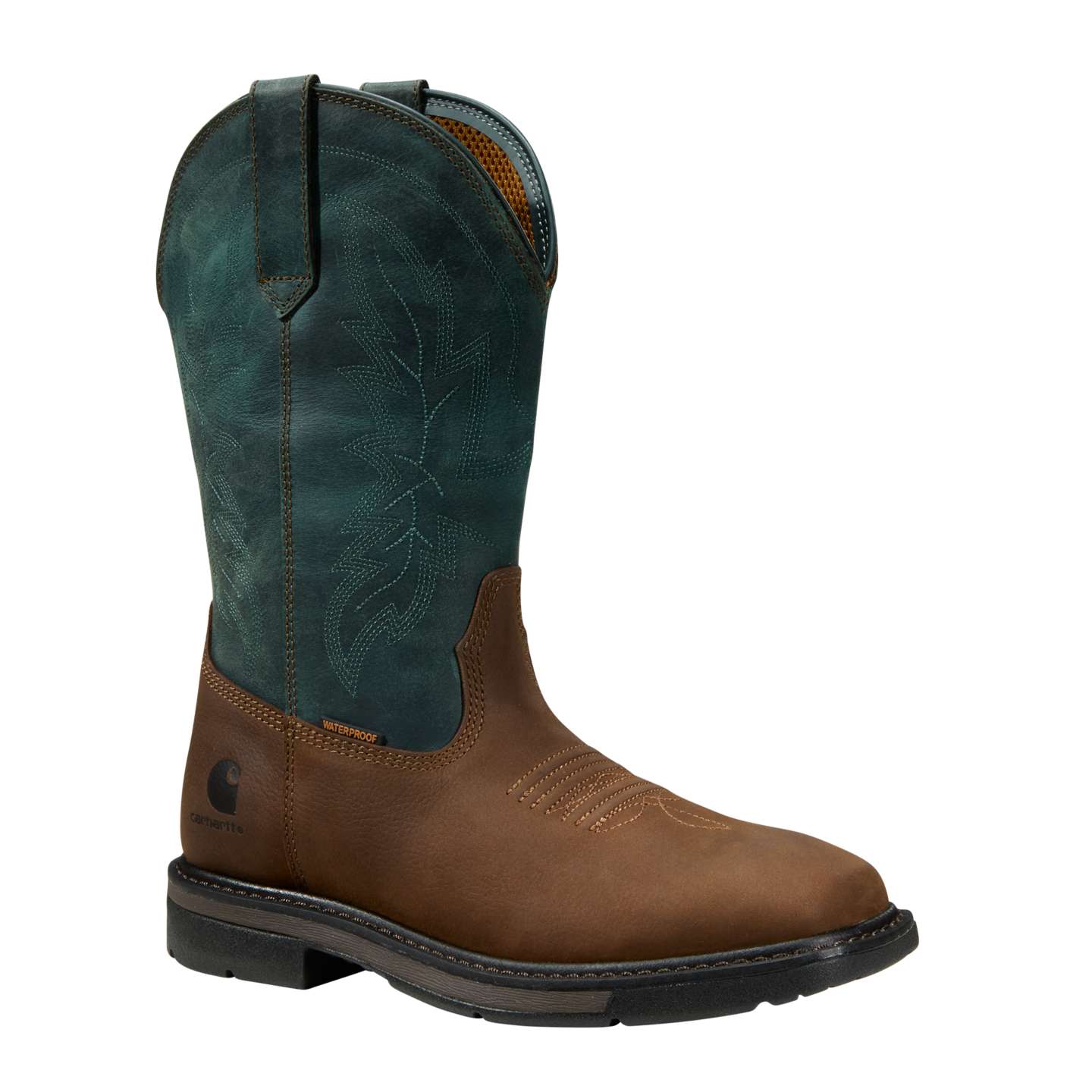 Женские резиновые сапоги Carhartt Montana 11 водонепроницаемые, цвет: Тёмный бирюзовый — фото 1