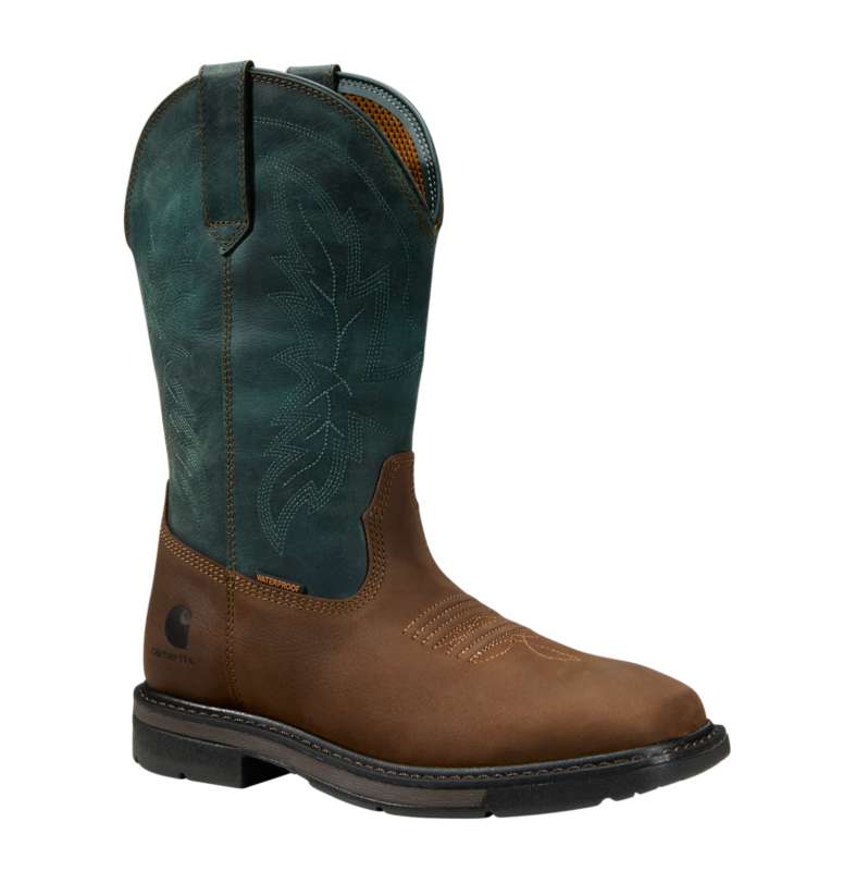 Carhartt  Dark Teal Women's Montana 11" Waterproof Square Toe Wellington