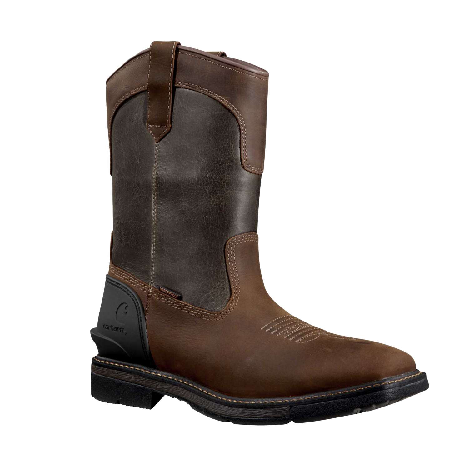 Мужские ботинки Carhartt Montana водонепроницаемые с квадратным носком, цвет: Тёмный коричневый — фото 2