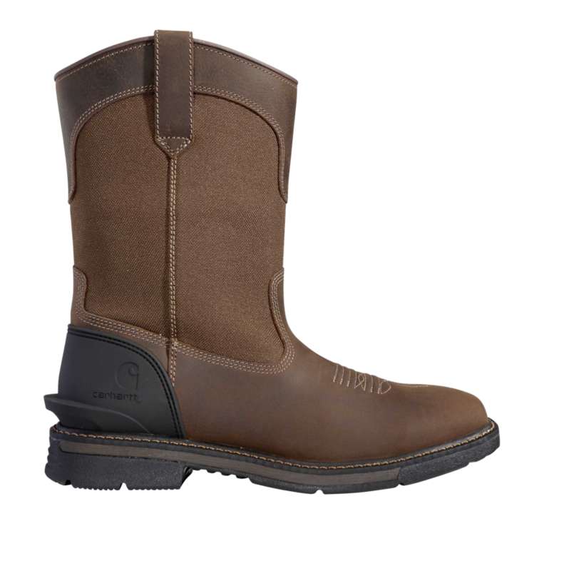 Carhartt  Dark Brown Montana Water Resistant 11" Square Toe Wellington