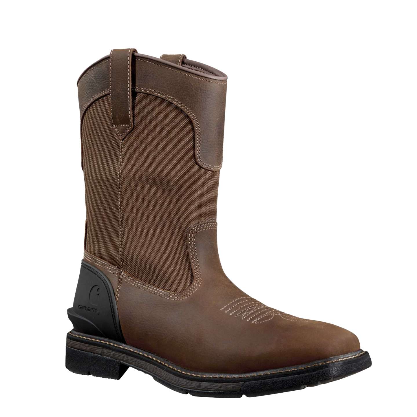 Мужские водостойкие ботинки Carhartt Montana Wellington, цвет: Тёмный коричневый — фото 2