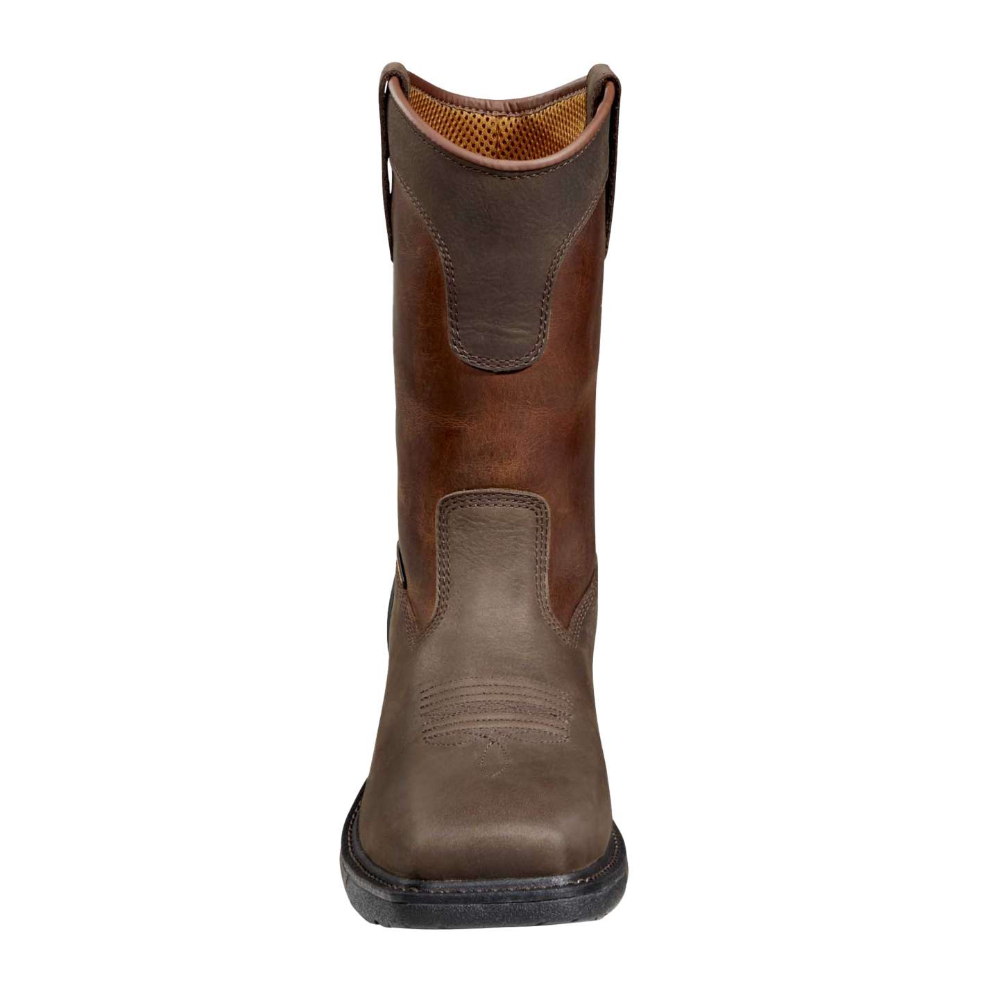 Мужские ботинки Carhartt Montana Waterproof 11" Steel Square Toe Wellington, цвет: Тёмный коричневый — фото 4