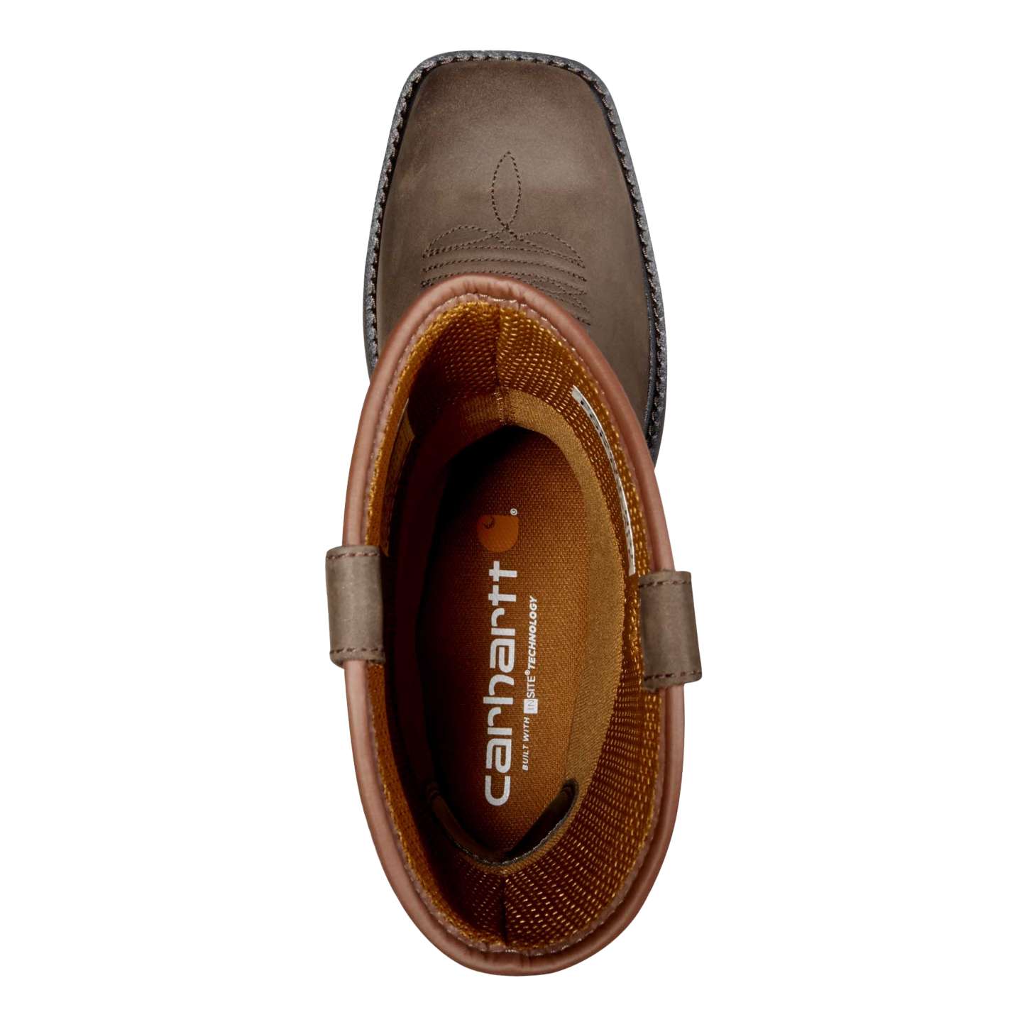 Мужские ботинки Carhartt Montana Waterproof 11" Steel Square Toe Wellington, цвет: Тёмный коричневый — фото 6