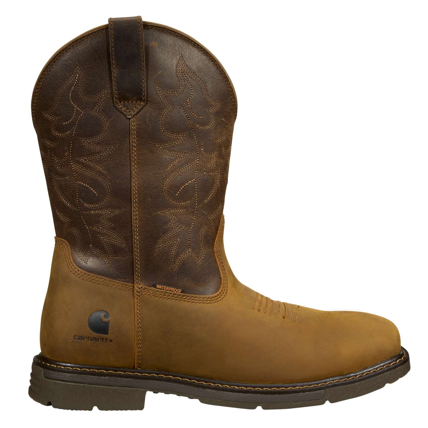 Мужские ботинки Carhartt Montana Wellington 11" водонепроницаемые, цвет: Светлый коричневый — фото 2