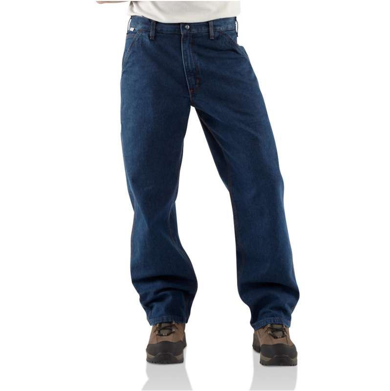 Flame-Resistant Signature Denim Dungaree | Men's & Women's Jeans | Carhartt