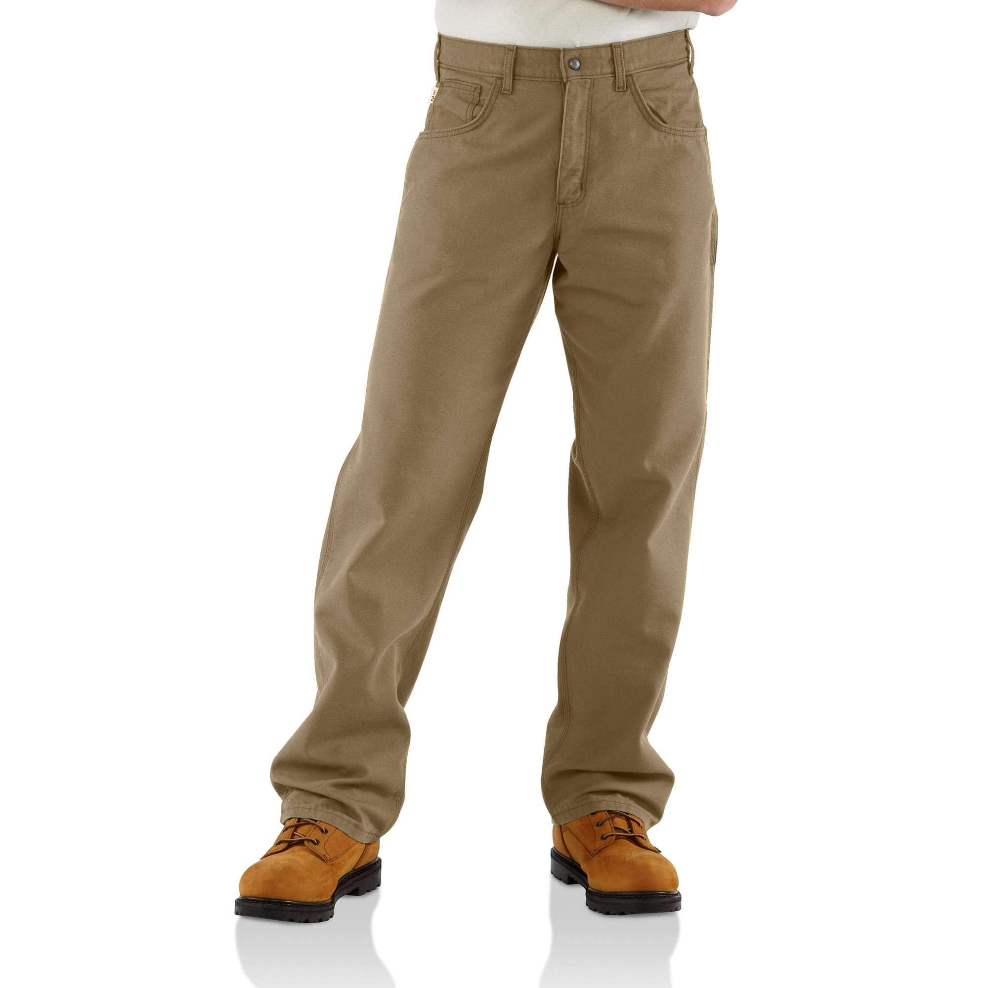 Carhartt Flame-Resistant Loose-Fit Midweight Canvas Pants for Men