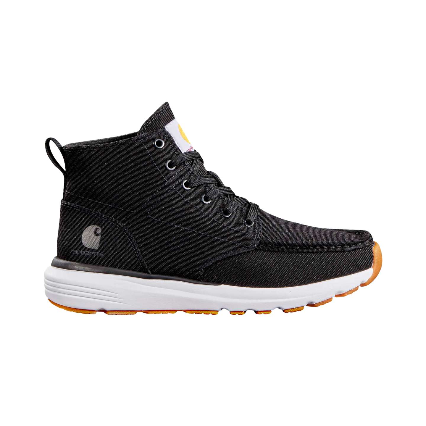 Женские ботинки Carhartt Haslett Moc Toe Canvas Chukka, цвет: Чёрный — фото 2