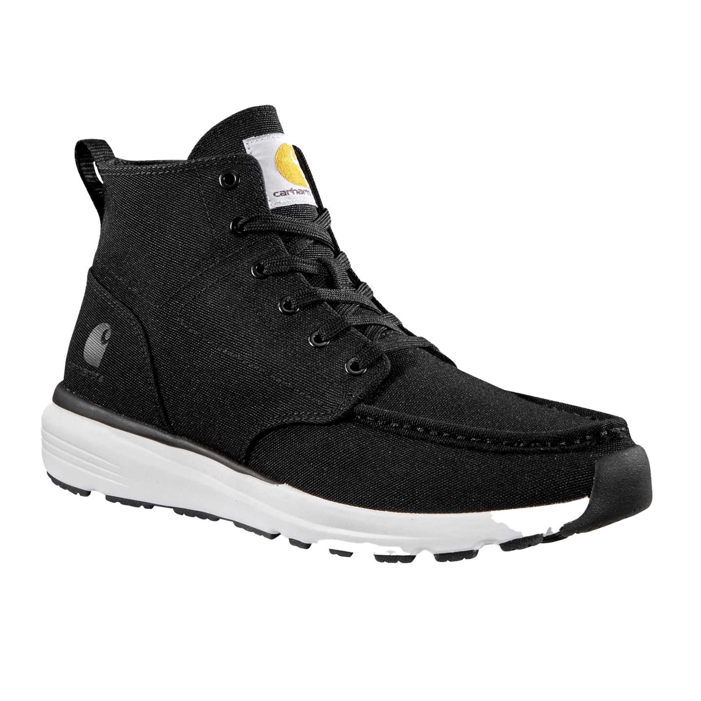 Мужские ботинки Carhartt Haslett Moc Toe Canvas Chukka, цвет: Чёрный — фото 1