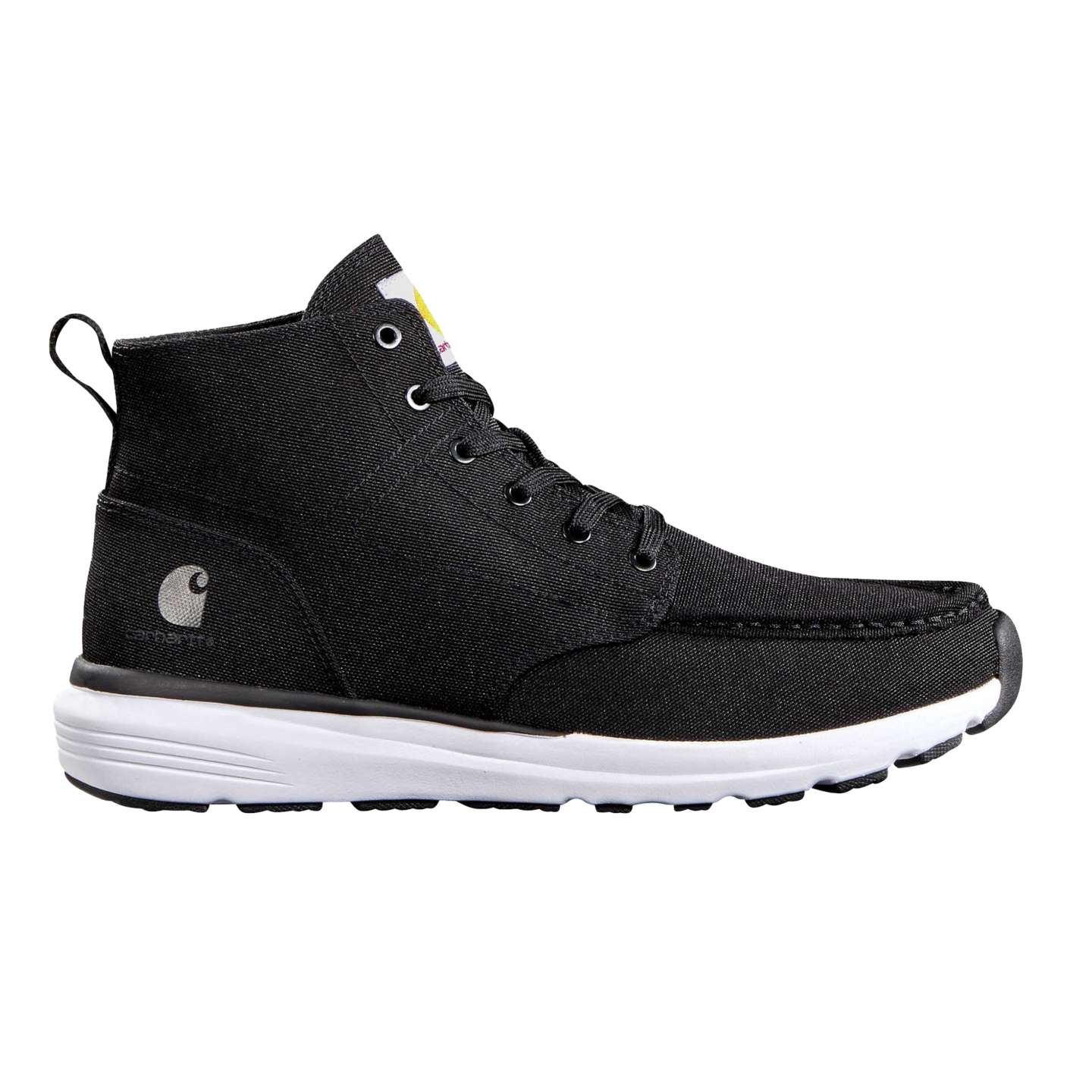 Мужские ботинки Carhartt Haslett Moc Toe Canvas Chukka, цвет: Чёрный — фото 2