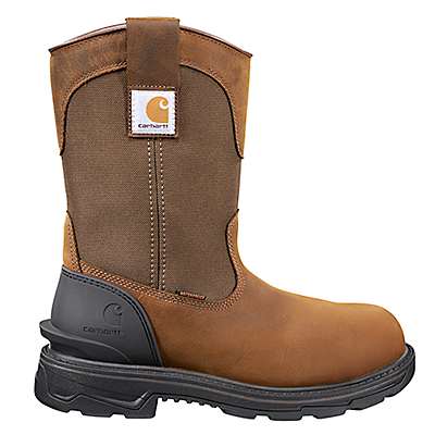 Carhartt Men's Bison Brown Oil Tan Ironwood 11-Inch Non-Safety Toe Wellington