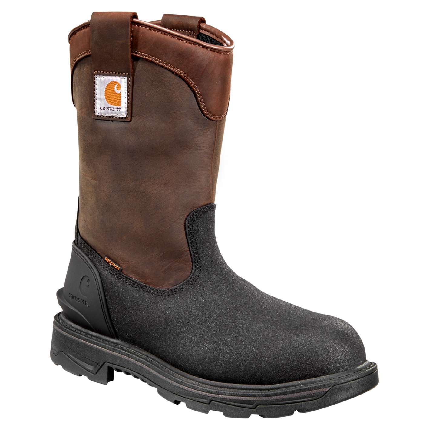 Мужские утеплённые ботинки Carhartt Ironwood Wellington, цвет: Коричневый / Чёрный — фото 2
