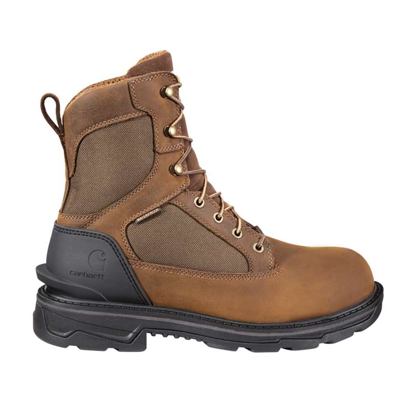 Carhartt  Bison Brown Oil Tan Ironwood 8" Soft Toe Work Boot