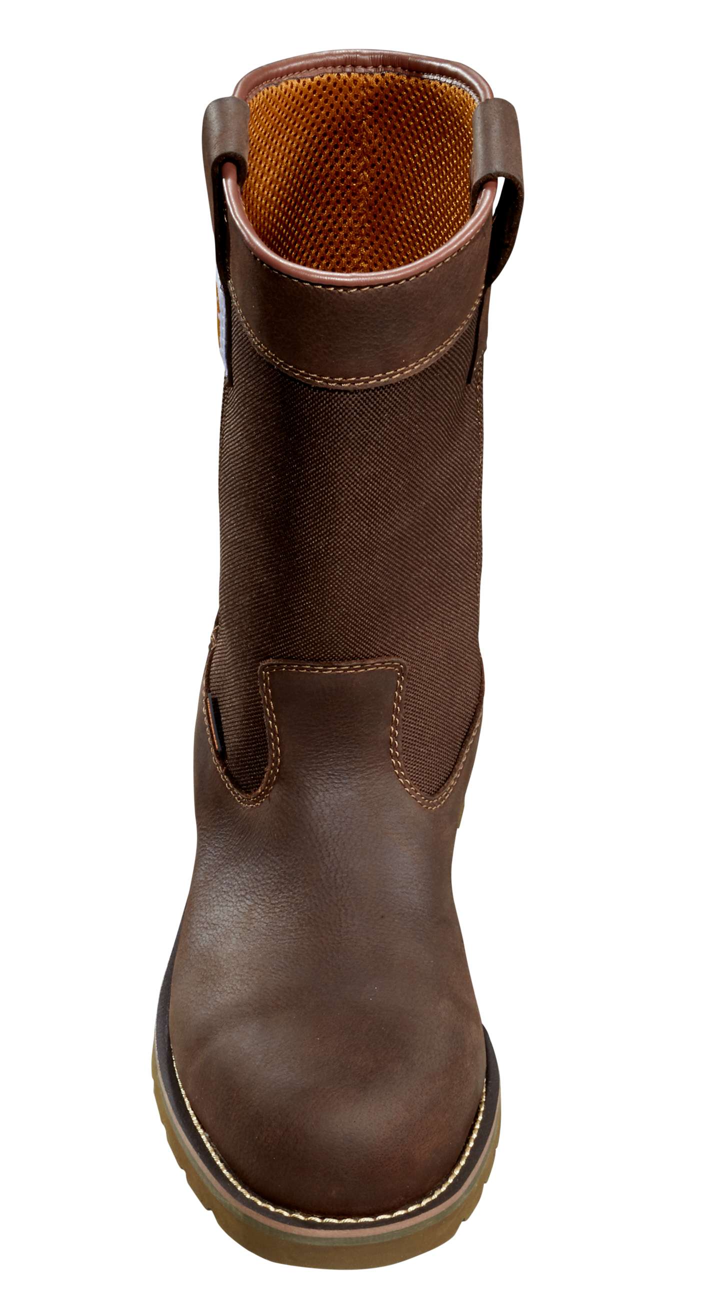 Мужские ботинки Carhartt Waterproof 10" Steel Toe Wellington Wedge, цвет: Тёмный коричневый — фото 5