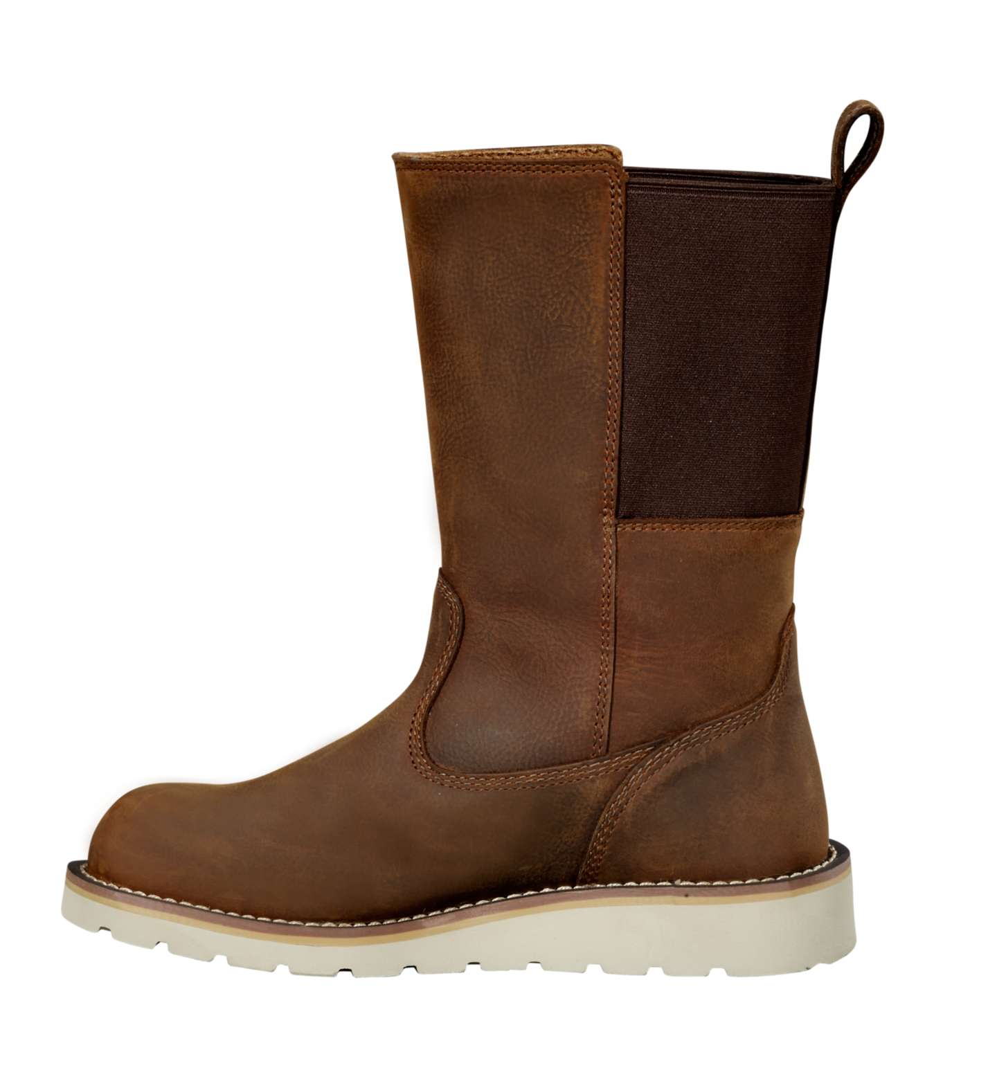 Женские ботинки Carhartt Waterproof 10" Steel Toe Wellington Wedge, цвет: Тёмный коричневый — фото 3