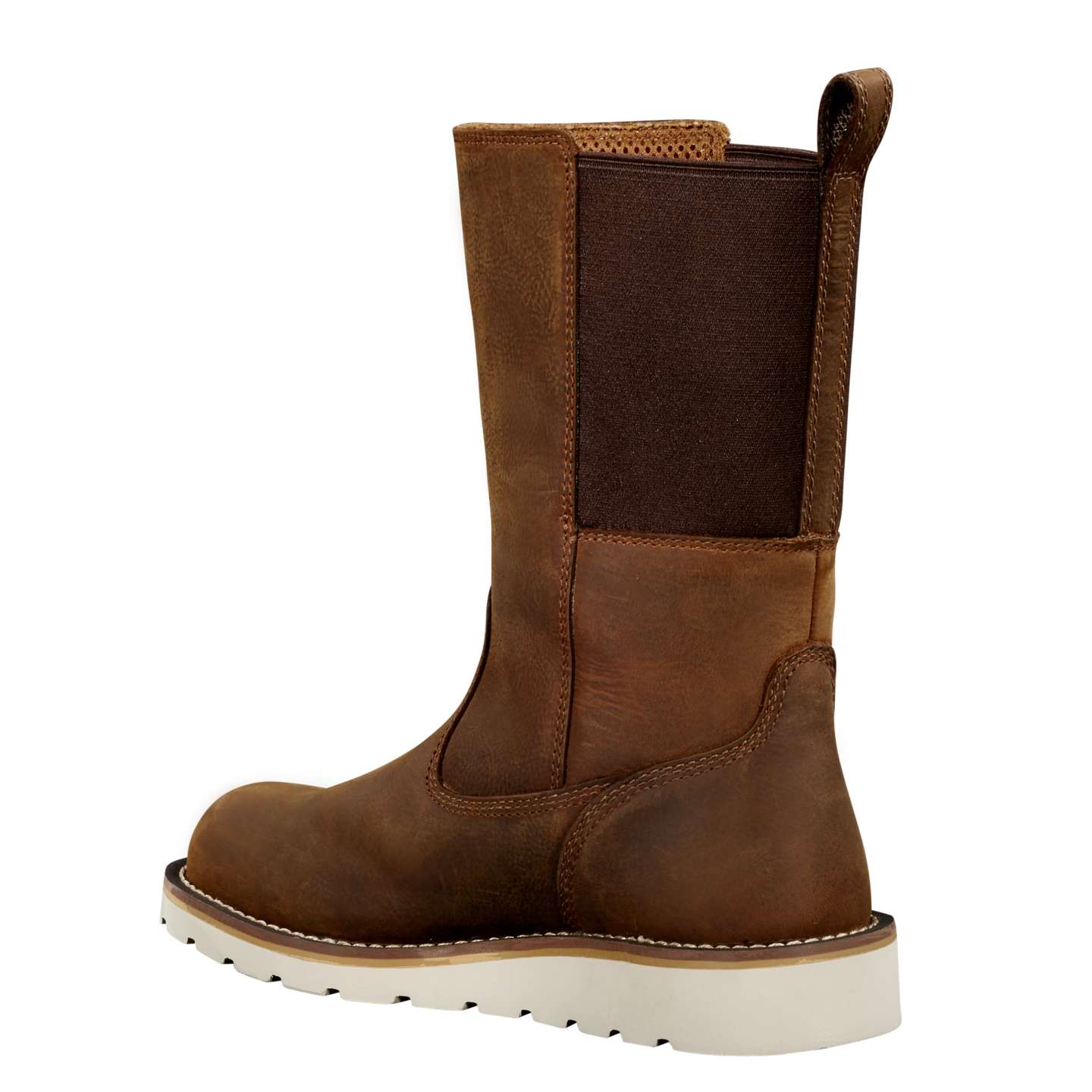 Женские ботинки Carhartt Waterproof 10" Steel Toe Wellington Wedge, цвет: Тёмный коричневый — фото 4