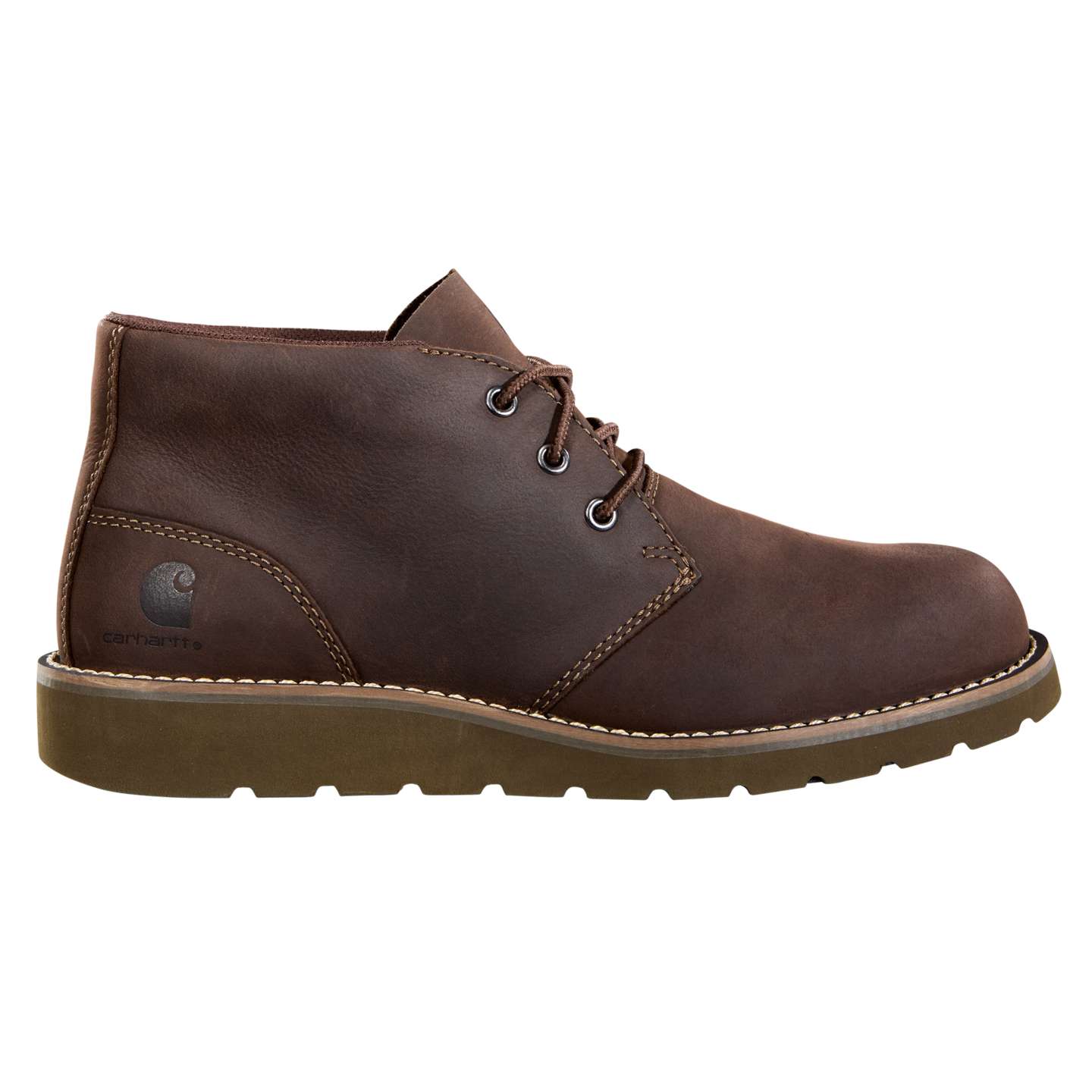 Мужские ботинки Carhartt Wedge Chukka с круглым носком, цвет: Тёмный коричневый — фото 2