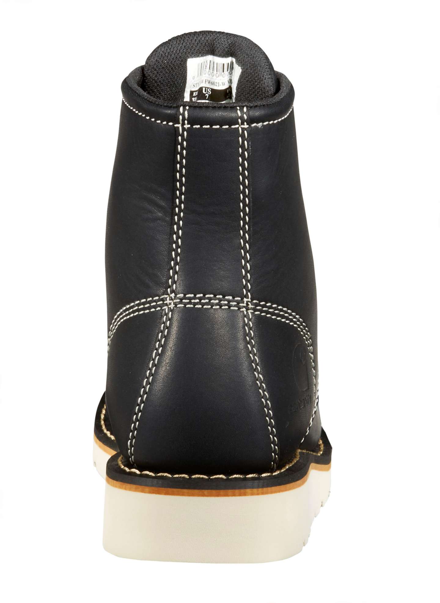 Женские ботинки Carhartt Waterproof 6" Moc Toe Wedge Boot, цвет: Чёрный — фото 4