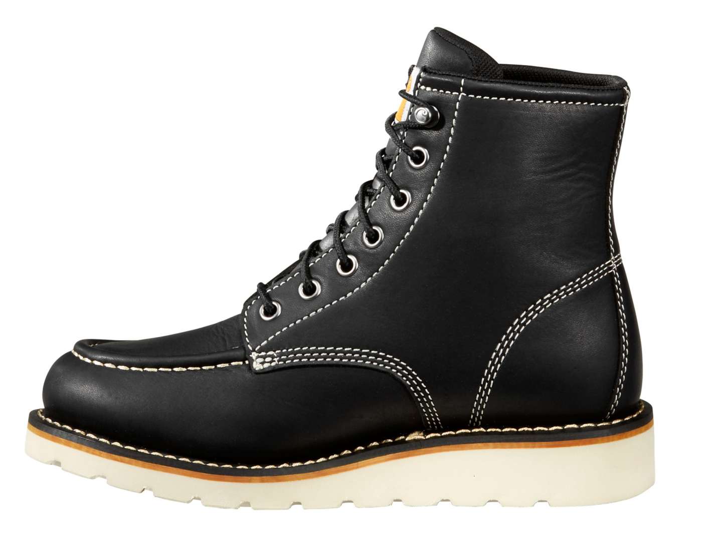Женские ботинки Carhartt Waterproof 6" Moc Toe Wedge Boot, цвет: Чёрный — фото 6