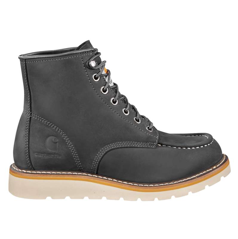 Carhartt  Dark Gray Women's 6" Moc Toe Wedge Boot